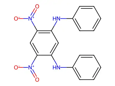 4,6-dinitro-1-N,3-N-diphenylbenzene-1,3-diamine structure