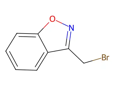 1,2-Benzisoxazole, 3-(bromomethyl)- structure
