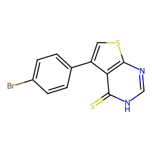 5-(4-Bromophenyl)thieno[2,3-d]pyrimidine-4-thiol structure