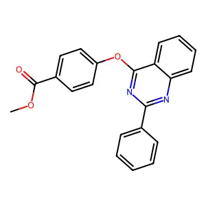 Methyl 4-[(2-phenylquinazolin-4-yl)oxy]benzoate structure