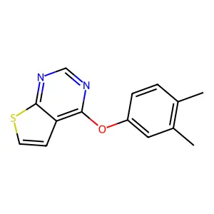 4-(3,4-Dimethylphenoxy)thieno[2,3-d]pyrimidine structure