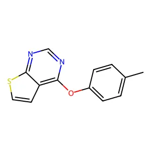 4-(4-Methylphenoxy)thieno[2,3-d]pyrimidine structure