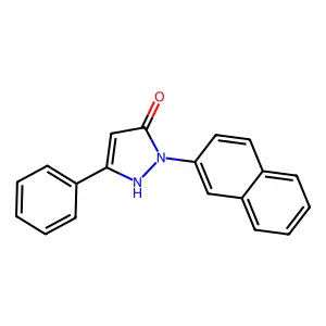 1-(naphthalen-2-yl)-3-phenyl-1H-pyrazol-5-ol structure