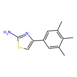 4-(3,4,5-Trimethylphenyl)-1,3-thiazol-2-amine structure