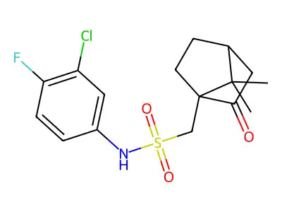 C16H19ClFNO3S structure