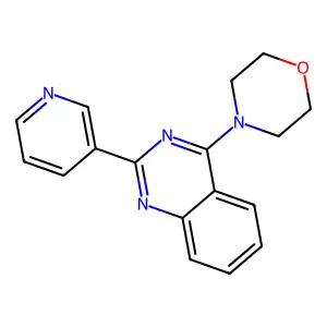 4-(Morpholin-4-yl)-2-(pyridin-3-yl)quinazoline structure