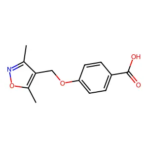 4-[(Dimethyl-1,2-oxazol-4-yl)methoxy]benzoic acid structure