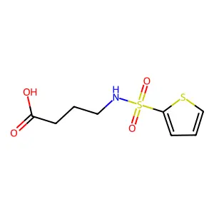 4-(Thiophene-2-sulfonylamino)-butyric acid structure