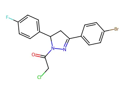 C17H13BrClFN2O structure