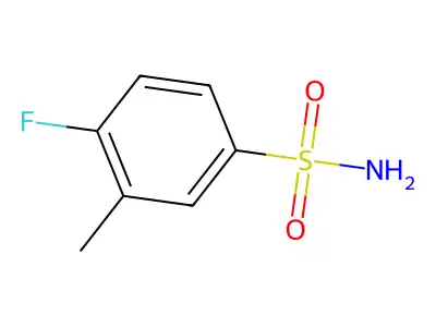 4-Fluoro-3-methylbenzenesulfonamide structure