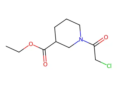 Ethyl 1-(2-chloroacetyl)piperidine-3-carboxylate structure