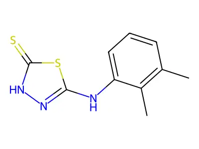 5-[(2,3-Dimethylphenyl)amino]-1,3,4-thiadiazole-2-thiol structure