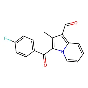 3-(4-Fluoro-benzoyl)-2-methyl-indolizine-1-carbaldehyde structure