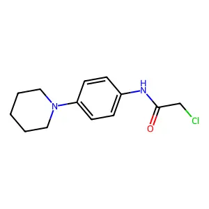 2-Chloro-N-(4-piperidin-1-yl-phenyl)-acetamide structure
