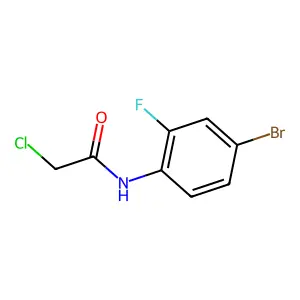 N-(4-溴-2-氟苯基)-2-氯乙酰胺 structure