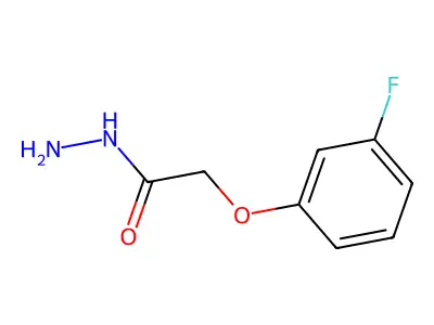 2-(3-Fluorophenoxy)acetohydrazide structure