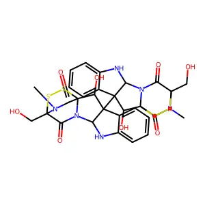 Chaetocin, 6,6'-dihydroxy-, (6S,6'S)- structure