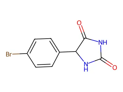 5-(4-Bromophenyl)imidazolidine-2,4-dione structure
