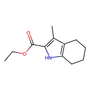 Ethyl 3-methyl-4,5,6,7-tetrahydro-1H-indole-2-carboxylate structure
