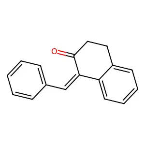 2(1H)-Naphthalenone, 3,4-dihydro-1-(phenylmethylene)- structure