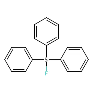 Benzene, 1,1',1''-(fluorosilylidyne)tris- structure