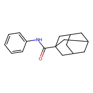 N-phenyladamantane-1-carboxamide structure