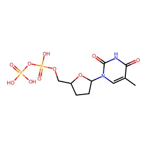 脱氧胸苷二磷酸 structure