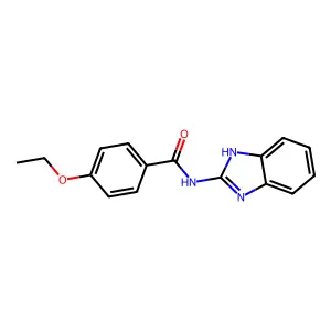 N-(1H-benzimidazol-2-yl)-4-ethoxybenzamide structure