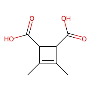 3,4-二甲基环丁-3-烯-1,2-二甲酸 structure