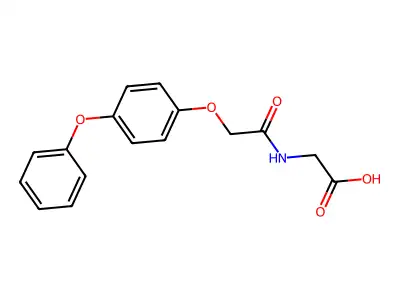 2-(2-(4-Phenoxyphenoxy)acetamido)acetic acid structure