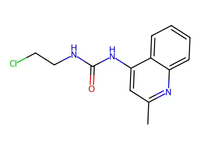1-(2-Chloroethyl)-3-(2-methylquinolin-4-yl)urea structure