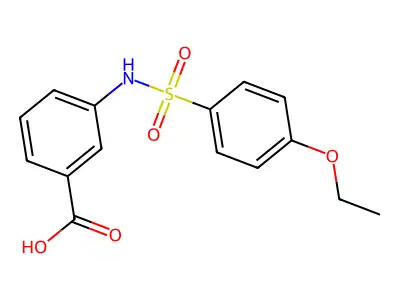 3-(4-Ethoxybenzenesulfonamido)benzoic acid structure
