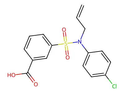 3-[(4-Chlorophenyl)(prop-2-en-1-yl)sulfamoyl]benzoic acid structure