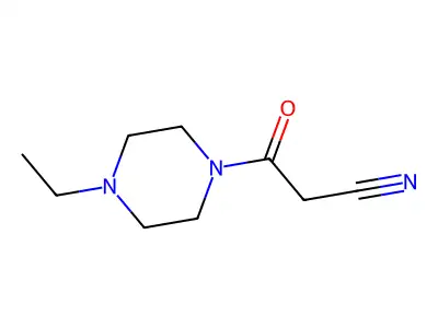 3-(4-Ethylpiperazin-1-yl)-3-oxopropanenitrile structure