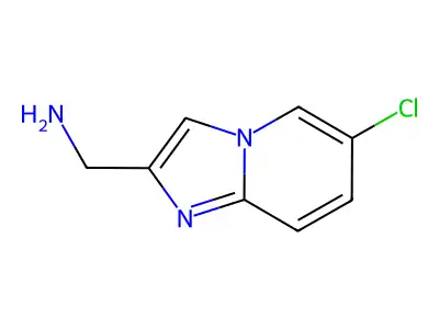 {6-Chloroimidazo[1,2-a]pyridin-2-yl}methanamine structure