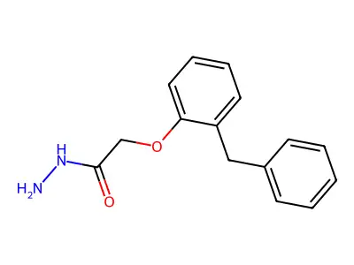 2-(2-Benzylphenoxy)acetohydrazide structure