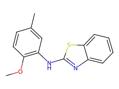 N-(2-methoxy-5-methylphenyl)-1,3-benzothiazol-2-amine structure