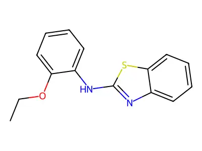 N-(2-ethoxyphenyl)-1,3-benzothiazol-2-amine structure