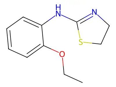 N-(2-ethoxyphenyl)-4,5-dihydro-1,3-thiazol-2-amine structure