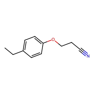 3-(4-Ethylphenoxy)propanenitrile structure