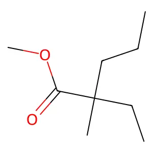 2-乙基-2-甲基戊酸甲酯 structure