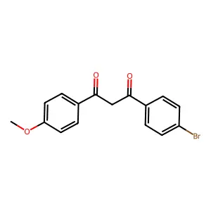 1-(4-Bromophenyl)-3-(4-methoxyphenyl)propane-1,3-dione structure