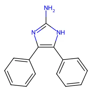 1H-Imidazol-2-amine, 4,5-diphenyl- structure