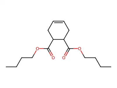 Dibutyl cyclohex-4-ene-1,2-dicarboxylate structure