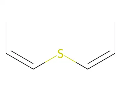 Di-1-propenyl sulfide, (Z,Z)- structure
