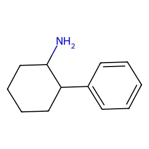rac-(1R,2R)-2-phenylcyclohexan-1-amine structure