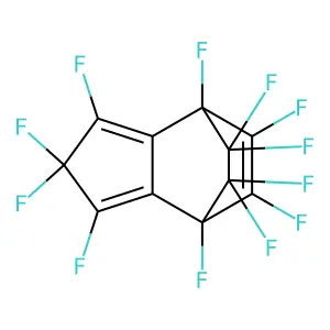 4,7-Ethano-2H-indene, 1,2,2,3,4,5,6,7,8,8,9,9-dodecafluoro-4,7-dihydro- structure