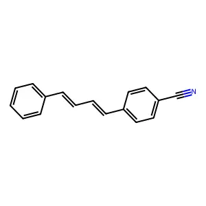 4-(4-Phenyl-1,3-butadienyl)benzonitrile structure