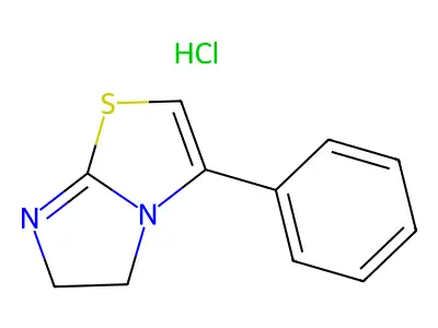 7H-Imidazo(2,1-b)thiazol-4-ium, 5,6-dihydro-3-phenyl-, chloride structure