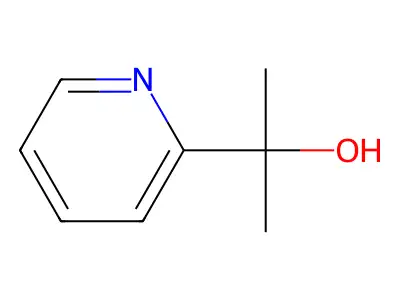 alpha,alpha-Dimethyl-2-pyridinemethanol structure